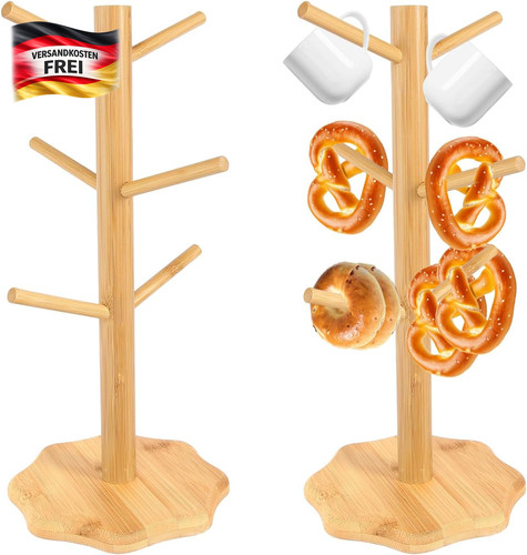 Holz brezelständer haken - holz,