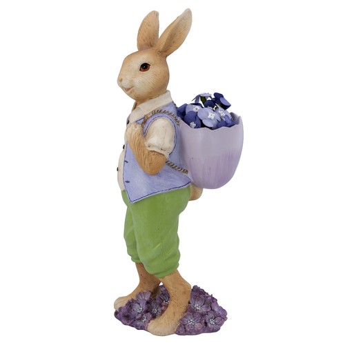 Osterhase stehend groß bunt - groß,