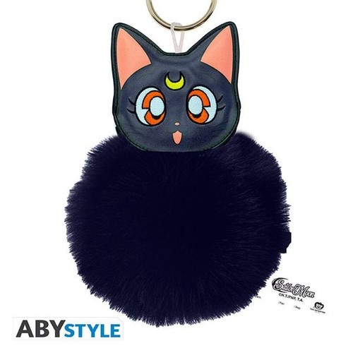 Sailor moon plush keychain - moon,