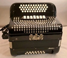 ÖLLERER    STEIRISCHE   HARMONIKA   HELIKON   4 Reihig,   GCFB   ,   TOP ZUSTAND