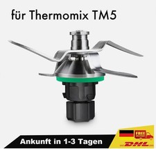 Für Vorwerk Thermomix TM5, Küchenmaschine Ersatz Messer Mixmesser Edelstahl DHL