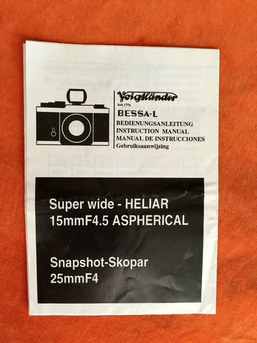 Voigtländer bessa heliar - voigtländer, l
