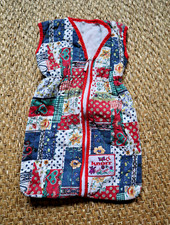 Schöner, geblümter PUPPEN-SCHLAFSACK von KNORR ca. 44cm