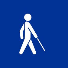 Sehbehinderung 3 Stück Aufkleber Karte Sticker Sehschärfe - PKW Behinderten SH-2