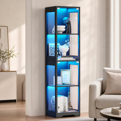Brottar ebenen glasvitrine - brottar, 4-ebenen