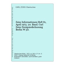 Zeiss Informationen Heft 81