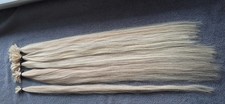 Extensions Haarsträhnen für Haarverlängerung Hellblond 100 Stück