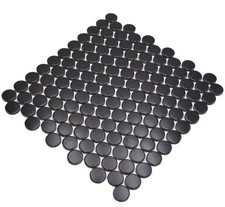Mosaik schwarz knopfmosaik - schwarz,