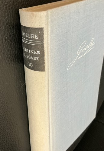 Buch 1962 goethe berliner - 1962,