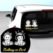 Zwillinge Aufkleber Twins an