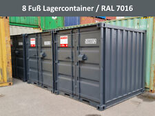 8 Fuss Lagercontainer neu Magazincontainer Materialcontainer Baustellencontainer