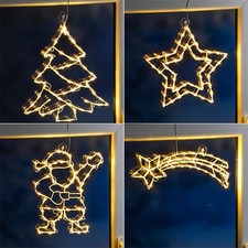Fenster Silhouette Fensterbild beleuchtet 50 LED (76899) Weihnachtsdeko