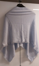 REPEAT, Poncho, hellblau, 100% Cashmere, ungetragen