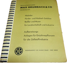 DDR Landwirtschaft- Prospekt/Broschürenmappe Maschinenfabrik Häcksler/Förder uvm