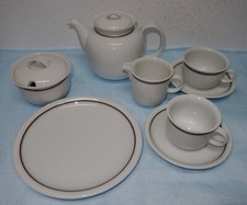 THOMAS TREND "Cafe" brauner Rand - versch. Teile zur Auswahl