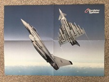 Bundeswehr Poster Luftwaffe "Eurofighter 2x im Dog Fight /Luftkampf"