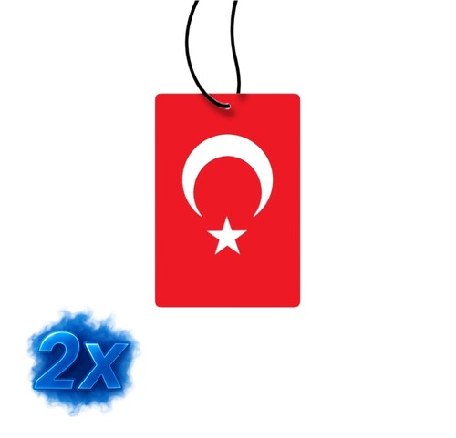 Türkische flagge - 2x,
