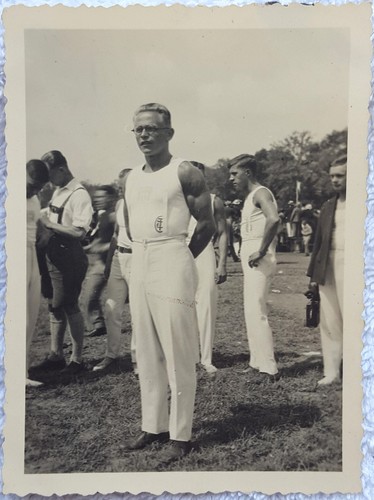 Foto athletischer turner 1934 - turner,