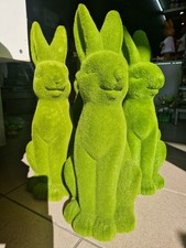 Große deko hasenfigur mit - deko,