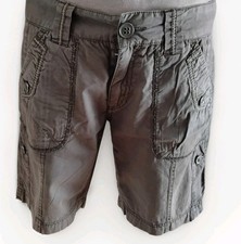 MEXX Shorts Damen Gr. 36  oliv Bermuda Krempelbar Safari kurze Hose