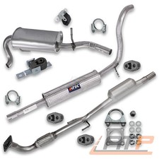 SET SCHALLDÄMPFER + KATALYSATOR FÜR SEAT AROSA 6H VW LUPO 6X 1.0 1.4 BJ 97-05