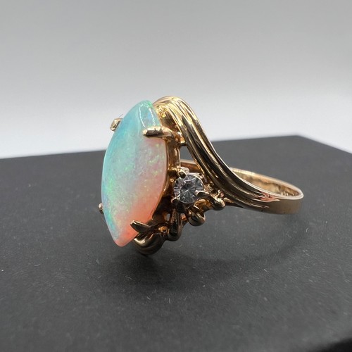 14k gold echter - 14k, opal