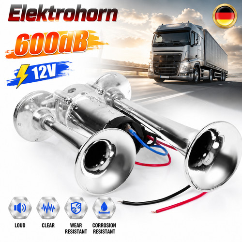 12v lufthorn druckluft - lufthorn,