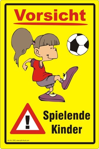 Warnschild straßenschild - warnschild,