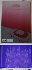 Ford Scorpio Techniker Information 1985 zur Produktschulung + Teile-Microfilm