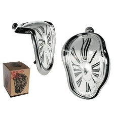Schmelzende Uhr Regaluhr