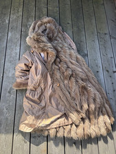 BLAUFUCHS,POLARFUCHS,PELZ,Innenpelz,Parka 40-46 Cappuccino…Super Weich Gr. L