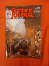KE-16 Roco Eisenbahn Journal 11/1992 November  Modellbau Katalog Sammler TOP