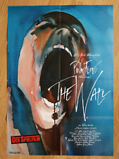 Pink Floyd THE WALL 1982 seltenes deutsches 1-Blatt Poster - ALAN PARKER Bob Geldorf