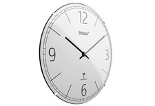 Funkwanduhr grau 30cm rund