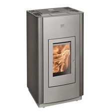 HAAS+SOHN Pelletofen Kaminofen Pelletto IV perl-anthrazit/perl-grau 8,3 kW