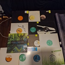 techno house vinyl sammlung schwarzesgold