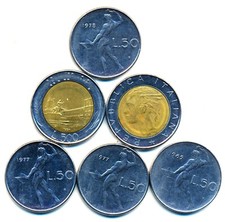 Italienische 500/50er LIRE