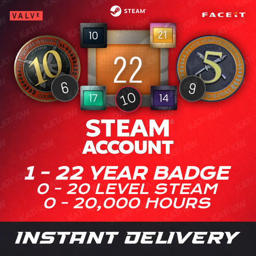 Steam account premium 22 - premium, 1-22