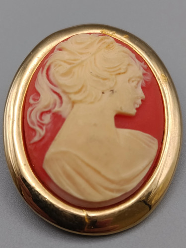 Elegante kamee brosche - elegante,