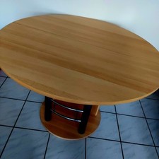 Esstisch - rund, massiv, ausziehbar