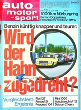5) Auto Motor Sport AMS 13/1973 - Fiat 124 Special 1400 - Fiat 124 Special T 16