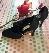 Abendschuhe, Elemente Damen Schuhe Gr.38,5 Dunkelblau Brenda Italy Neuwertig