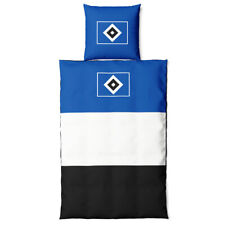 HSV Bettwäsche Blockstreifen 2025 Linon 135x200 HSV Fanartikel Shop Nur der HSV