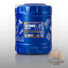 10L LITER MANNOL HYDRO ISO 32 HLP 32 Hydrauliköl Hebebühne DIN 51524-2 ISO 32