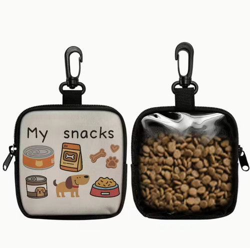 Hundemotiv leckerli tasche mit - hundemotiv, leckerli-tasche