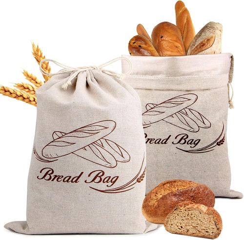 Stück brotbeutel leinen mit - stück,