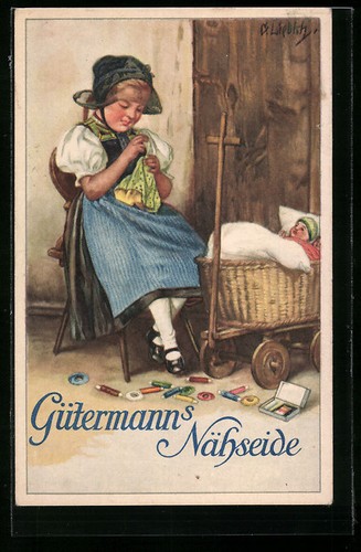 Künstler curt liebich - künstler-ak,