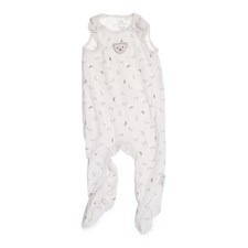 Steiff, Strampler, Größe: 68, Weiß/Grau, Gepunktet, Unisex (Kinder) #bEU