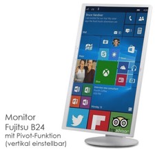 60,5cm 24" 23,8" FHD IPS LED FUJITSU B24-8 MONITOR PIVOT VGA DVI D-PORT DREHBAR