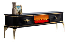 Schöner schrank mit kamin - schöner,